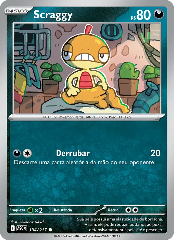Scraggy (Ascended Heroes #134/217)
