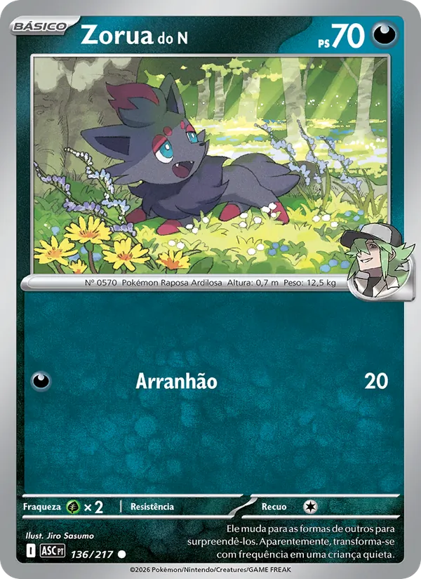 Zorua do N (Ascended Heroes #136/217)