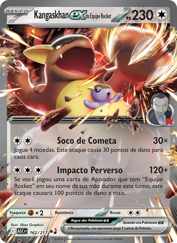 Kangaskhan ex da Equipe Rocket (Ascended Heroes #162/217)