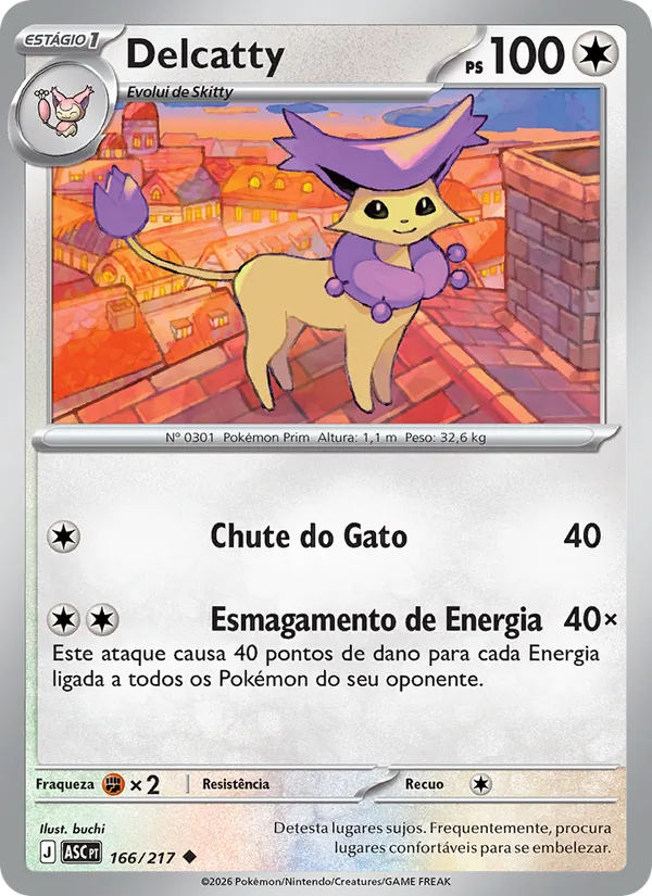 Delcatty (Ascended Heroes #166/217)