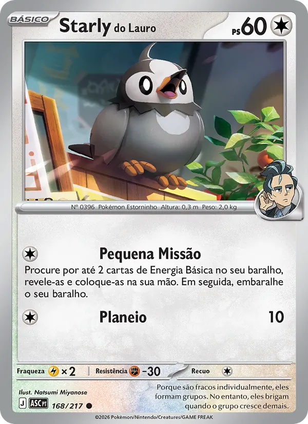 Starly do Lauro (Ascended Heroes #168/217)