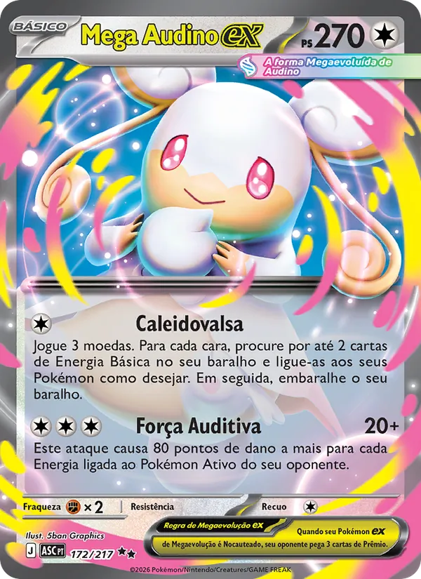 Mega Audino ex (Ascended Heroes #172/217)