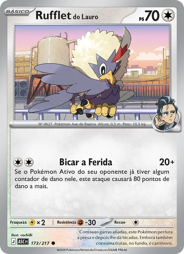 Rufflet do Lauro (Ascended Heroes #173/217)