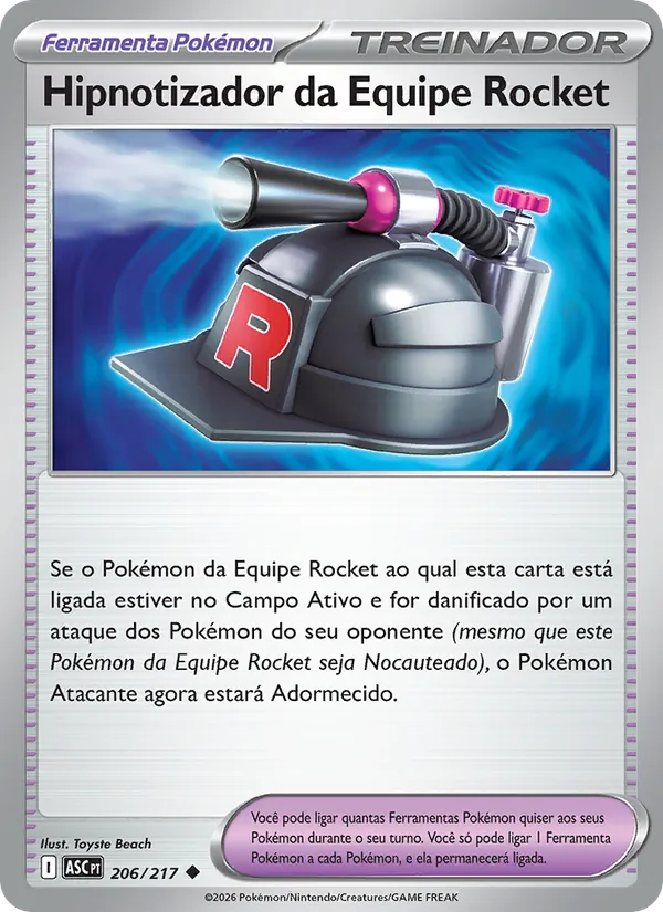 Hipnotizador da Equipe Rocket (Ascended Heroes #206/217)