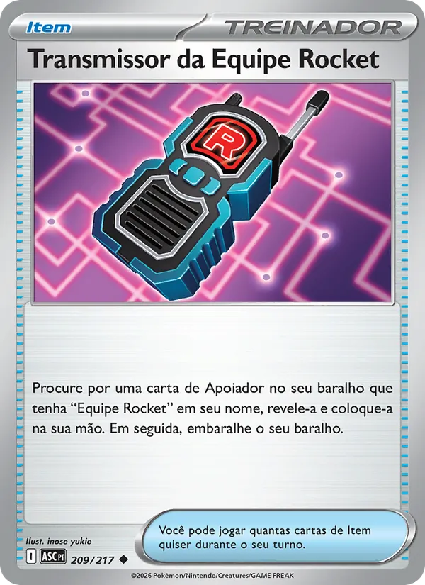 Transmissor da Equipe Rocket (Ascended Heroes #209/217)