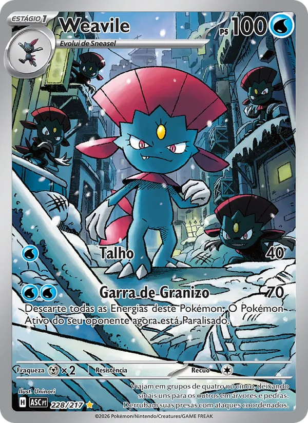 Weavile (Ascended Heroes #228/217)