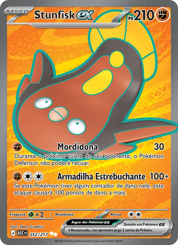 Stunfisk ex (Ascended Heroes #252/217)
