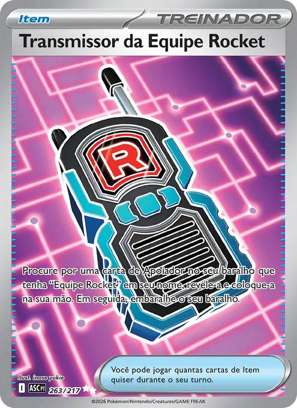Transmissor da Equipe Rocket (Ascended Heroes #263/217)