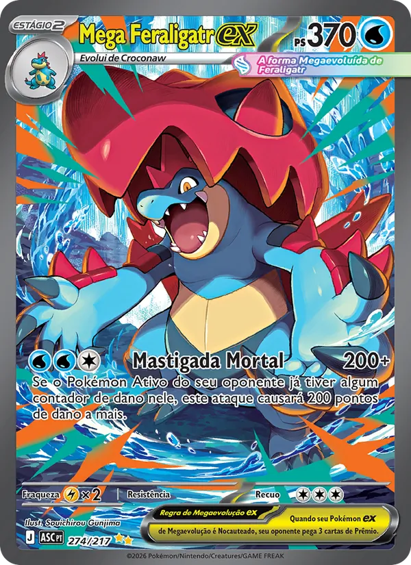 Mega Feraligatr ex (Ascended Heroes #274/217)