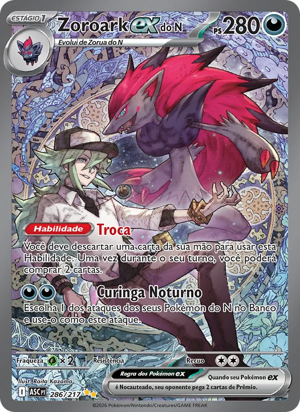 Zoroark ex do N (Ascended Heroes #286/217)