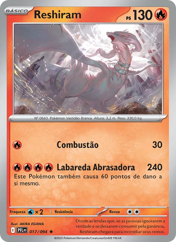 Reshiram (Phantasmal Flames #017/94)