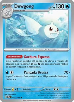 Dewgong (Phantasmal Flames #022/94)
