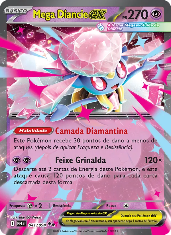 Mega Diancie ex (Phantasmal Flames #041/94)