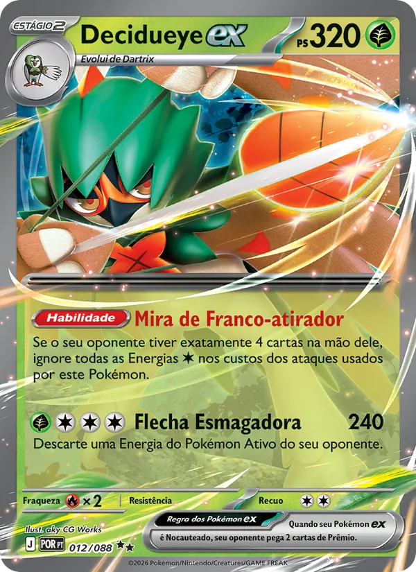 Decidueye ex (Perfect Order #012/88)