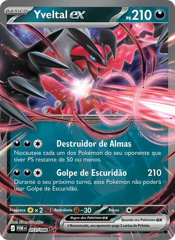 Yveltal ex (Perfect Order #053/88)