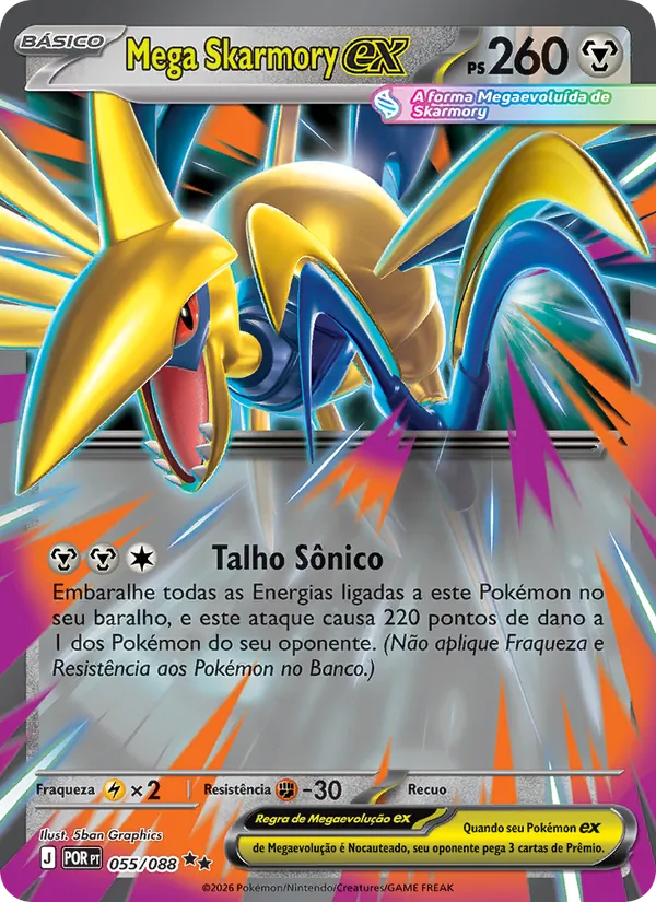 Mega Skarmory ex (Perfect Order #055/88)