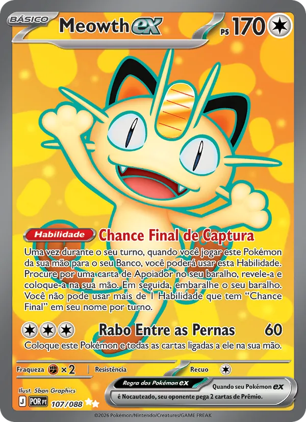 Meowth ex (Perfect Order #107/88)