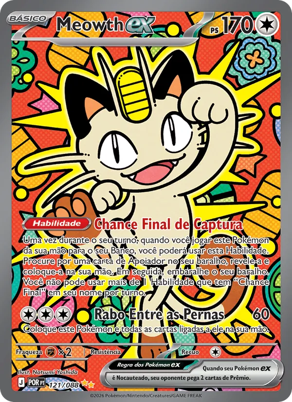Meowth ex (Perfect Order #121/88)
