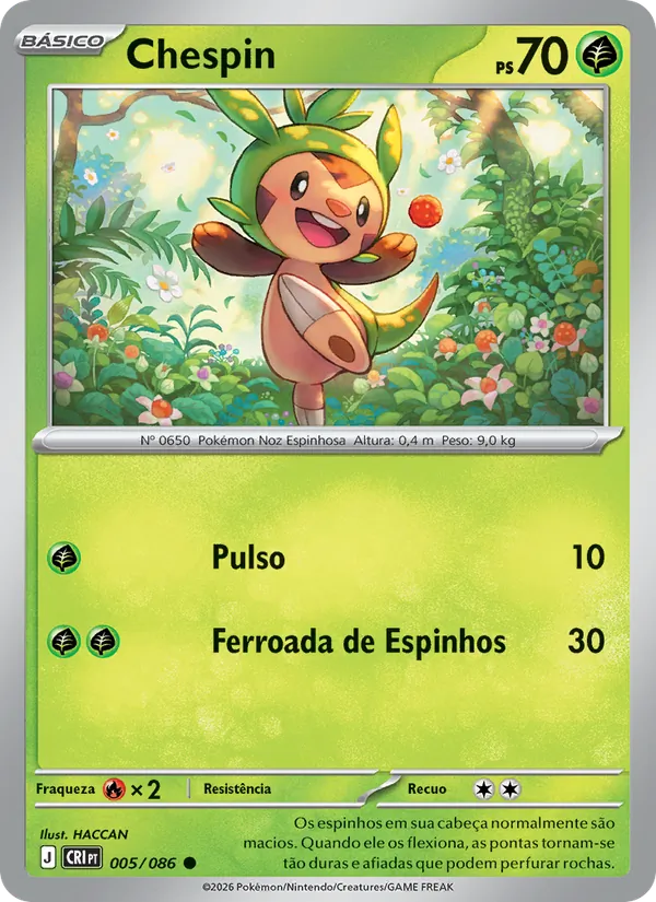 Chespin (Chaos Rising #005/86)