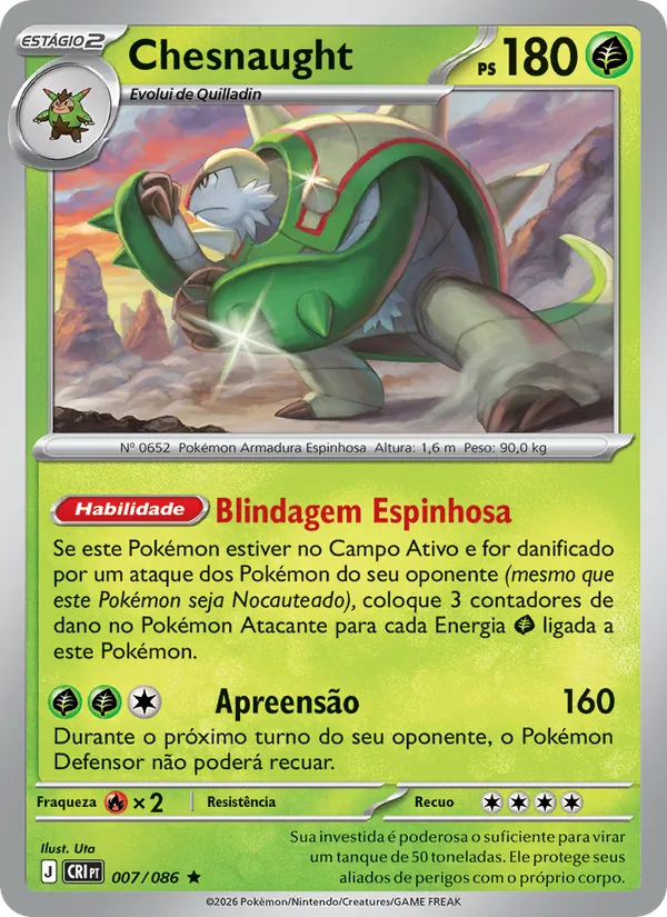 Chesnaught (Chaos Rising #007/86)