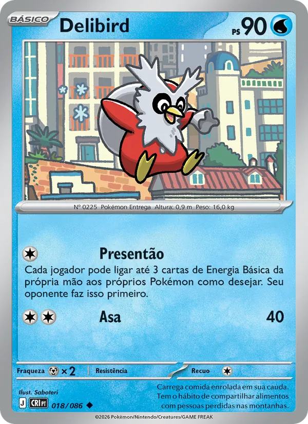 Delibird (Chaos Rising #018/86)