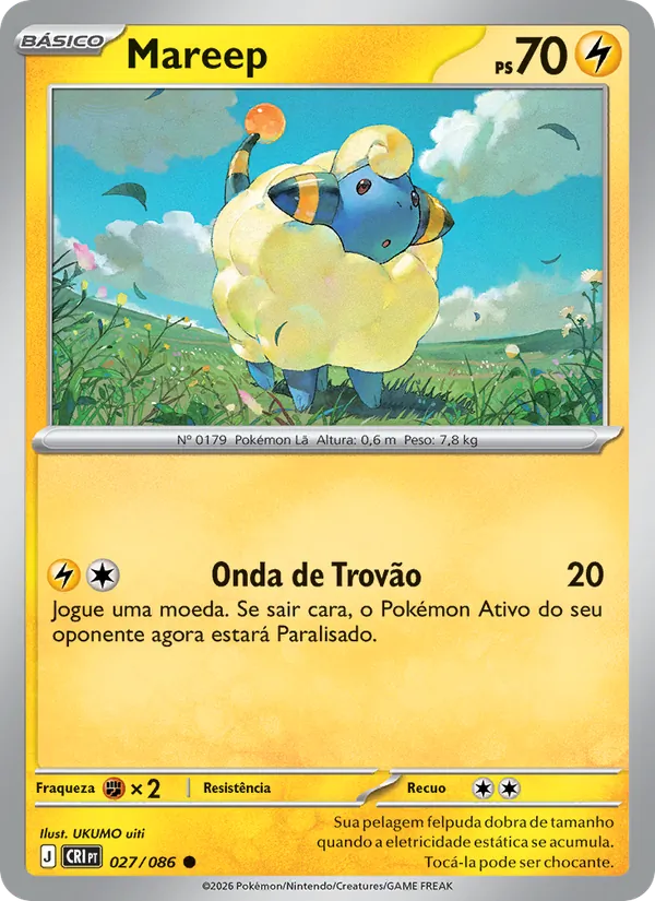 Mareep (Chaos Rising #027/86)