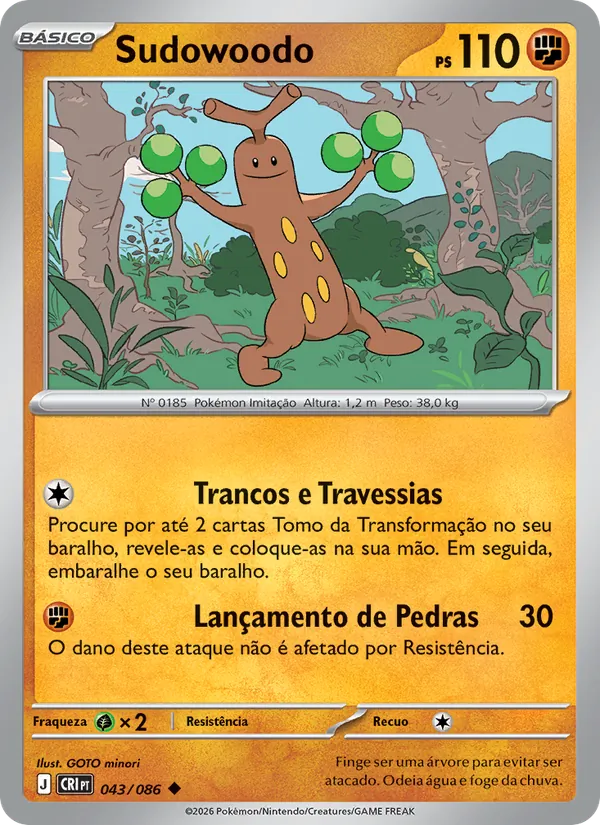 Sudowoodo (Chaos Rising #043/86)