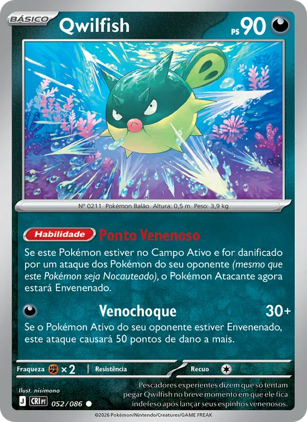 Qwilfish (Chaos Rising #052/86)