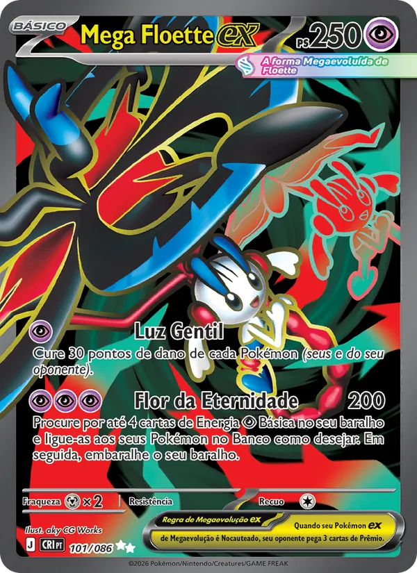 Mega Floette ex (Chaos Rising #101/86)