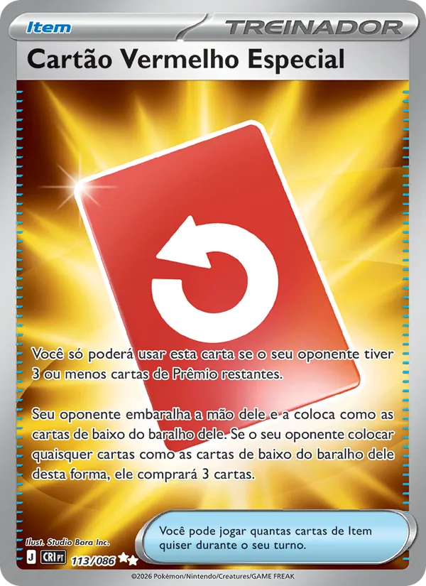 Cartão Vermelho Especial (Chaos Rising #113/86)