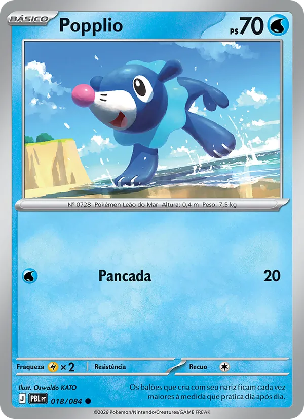 Popplio (Pitch Black #018/84)