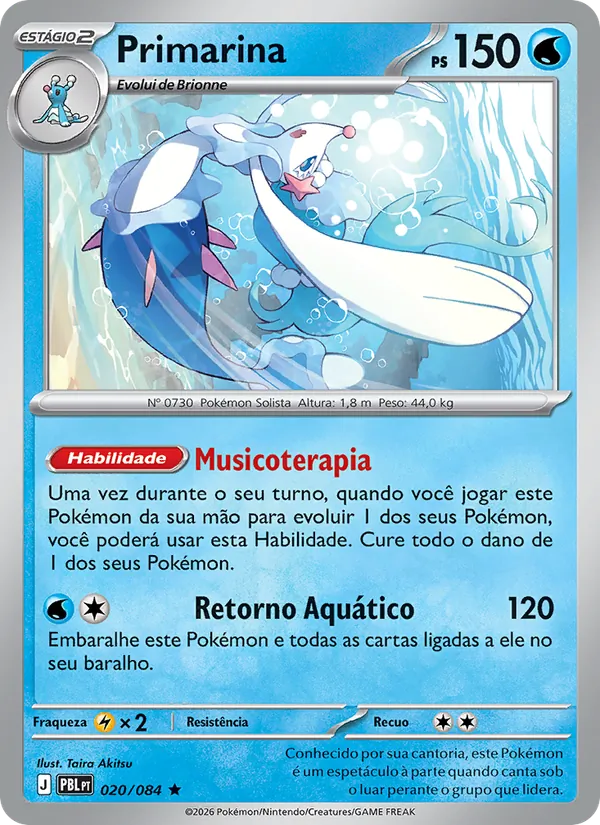 Primarina (Pitch Black #020/84)