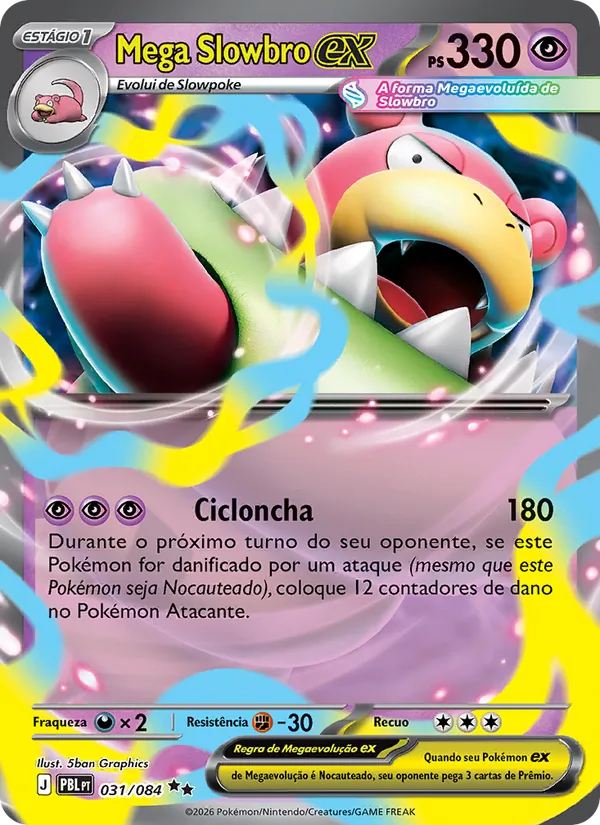 Mega Slowbro ex (Pitch Black #031/84)