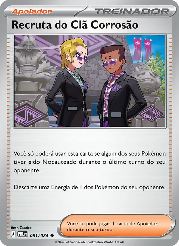 Recruta do Clã Corrosão (Pitch Black #081/84)