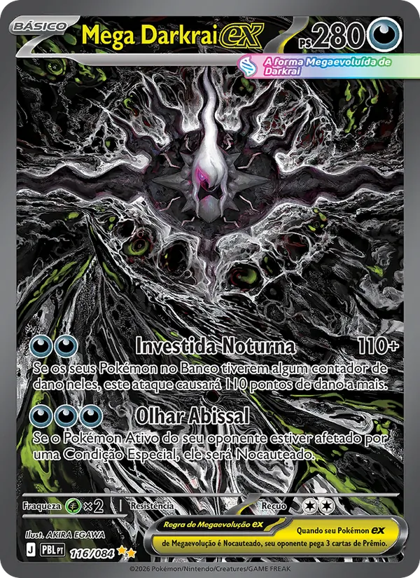 Mega Darkrai ex (Pitch Black #116/84)