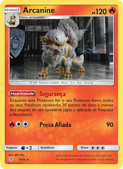 Arcanine (Detective Pikachu #6/18)