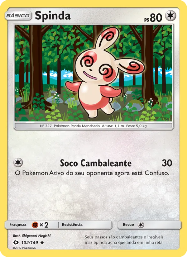 Spinda (Sun & Moon #102/149)