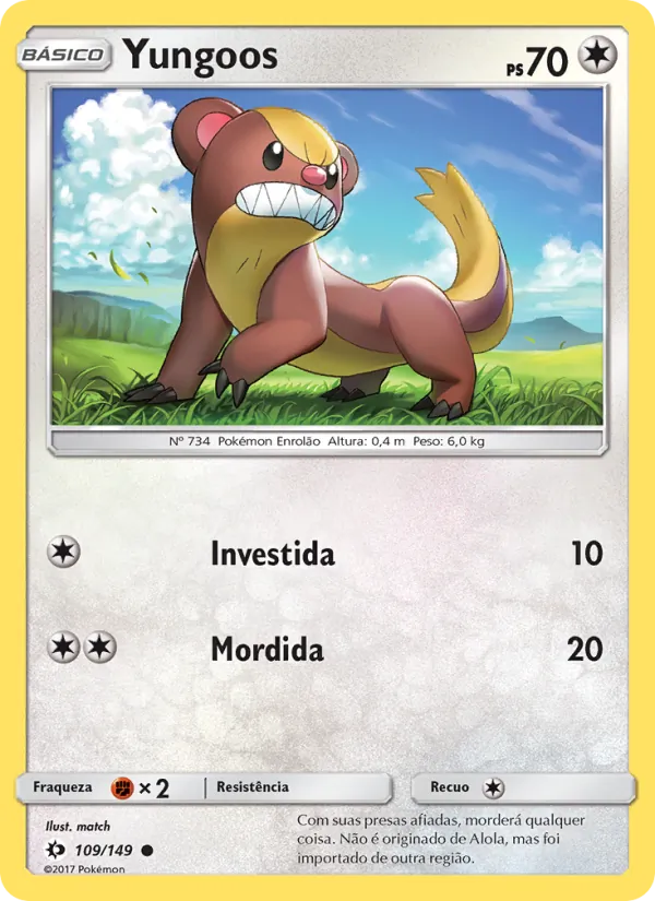 Yungoos (Sun & Moon #109/149)