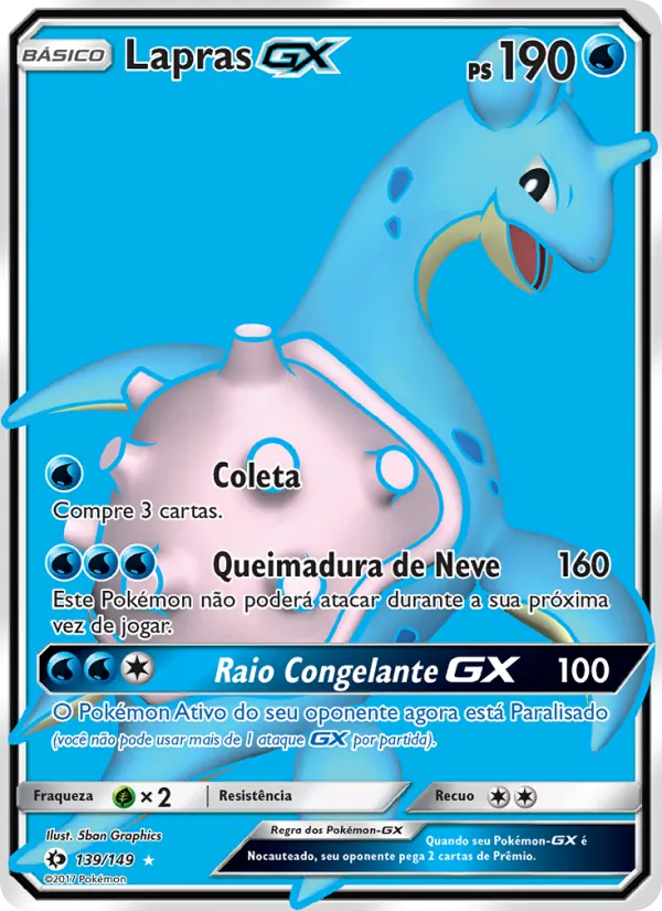 Lapras GX (Sun & Moon #139/149)