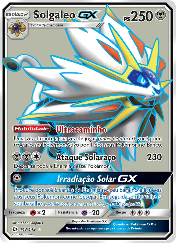 Solgaleo GX (Sun & Moon #143/149)