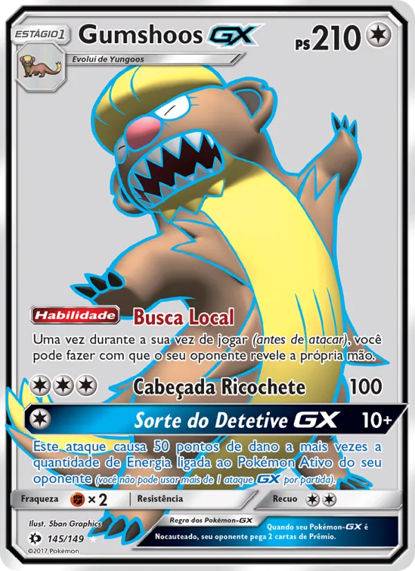 Gumshoos GX (Sun & Moon #145/149)