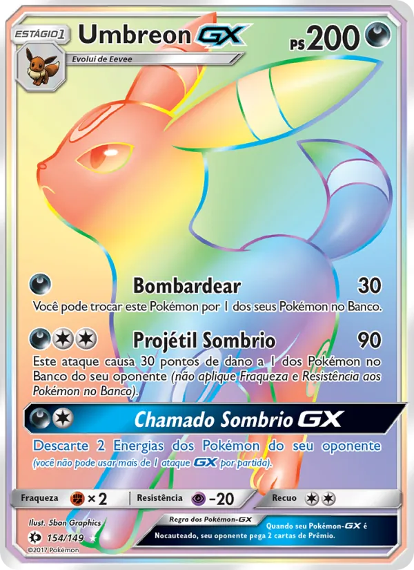 Umbreon GX (Sun & Moon #154/149)
