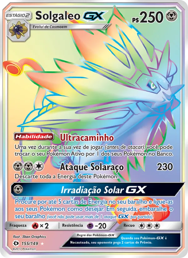 Solgaleo GX (Sun & Moon #155/149)