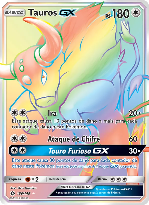 Tauros GX (Sun & Moon #156/149)