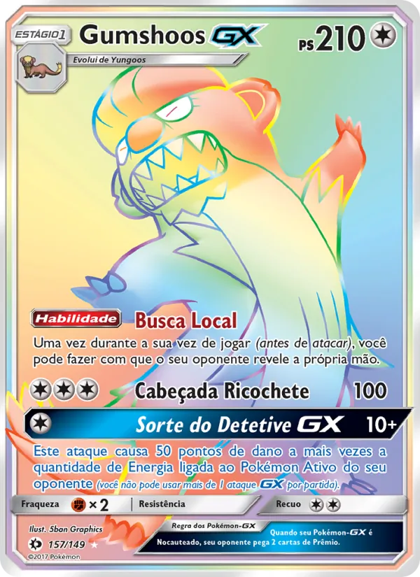 Gumshoos GX (Sun & Moon #157/149)