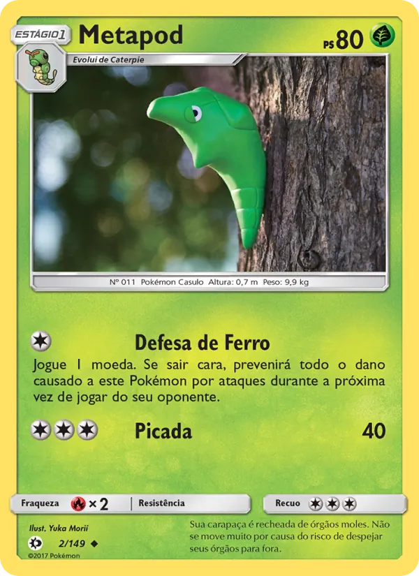 Metapod (Sun & Moon #2/149)
