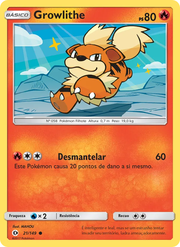 Growlithe (Sun & Moon #21/149)