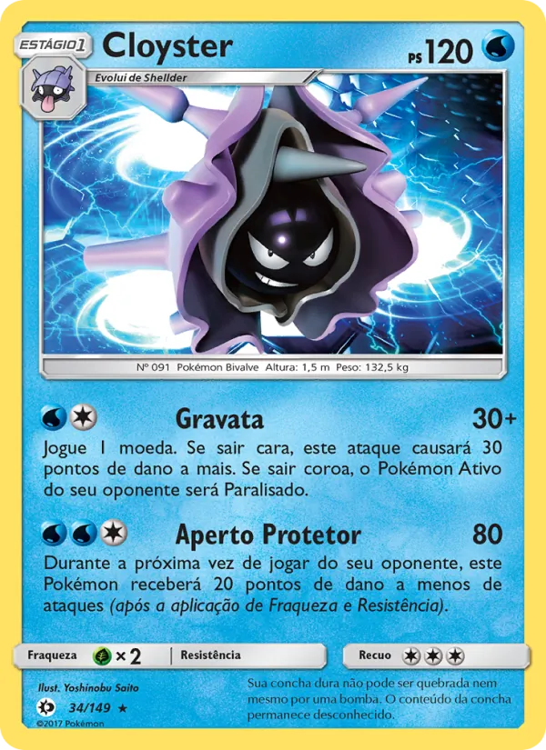 Cloyster (Sun & Moon #34/149)