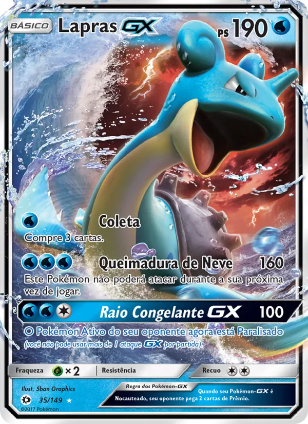 Lapras GX (Sun & Moon #35/149)