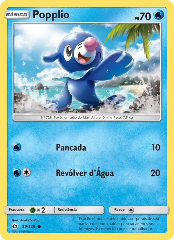 Popplio (Sun & Moon #39/149)